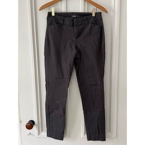 Old Navy charcoal gray pixie stretch pants 2 - Picture 1 of 4